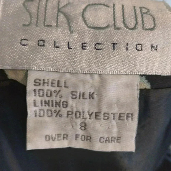 Silk Club Collection Skirt Animal Print Bead Sequined Sz 8 Waist 30 Leng… - Picture 5 of 6